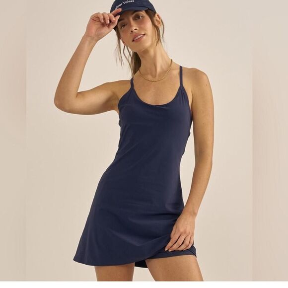 Outdoor-voices Women's Navy Blue Athletic Dress Built in Shorts S/M - Picture 1 of 7